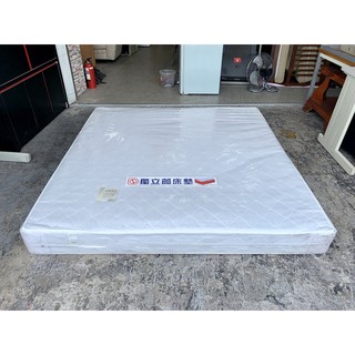 香榭二手傢俱*全新品 雙人加大6x6.2尺獨立筒彈簧床墊-雙人床-軟床墊-套房傢俱-寢具-特價床墊-獨立筒彈簧-臺中傢俱