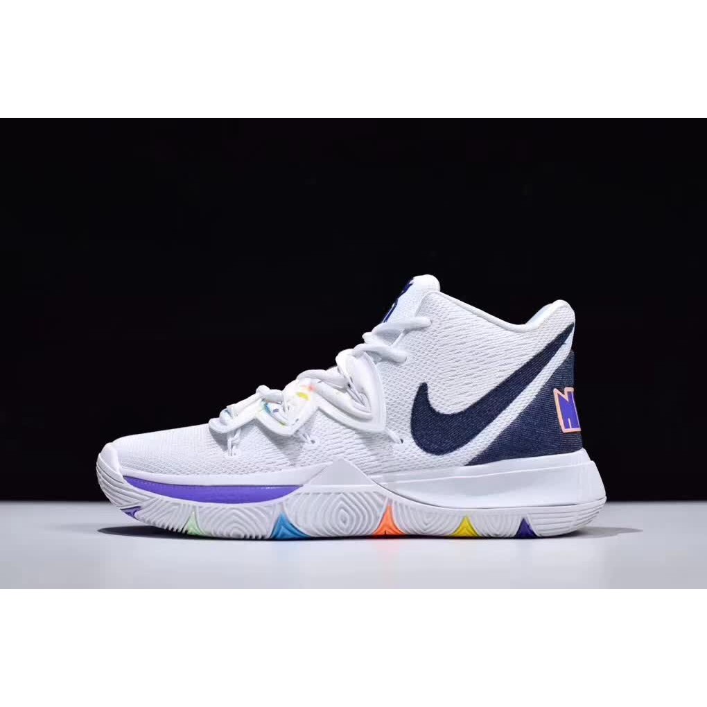 Nike Kyrie 5 Black Green Orange Jordans For All