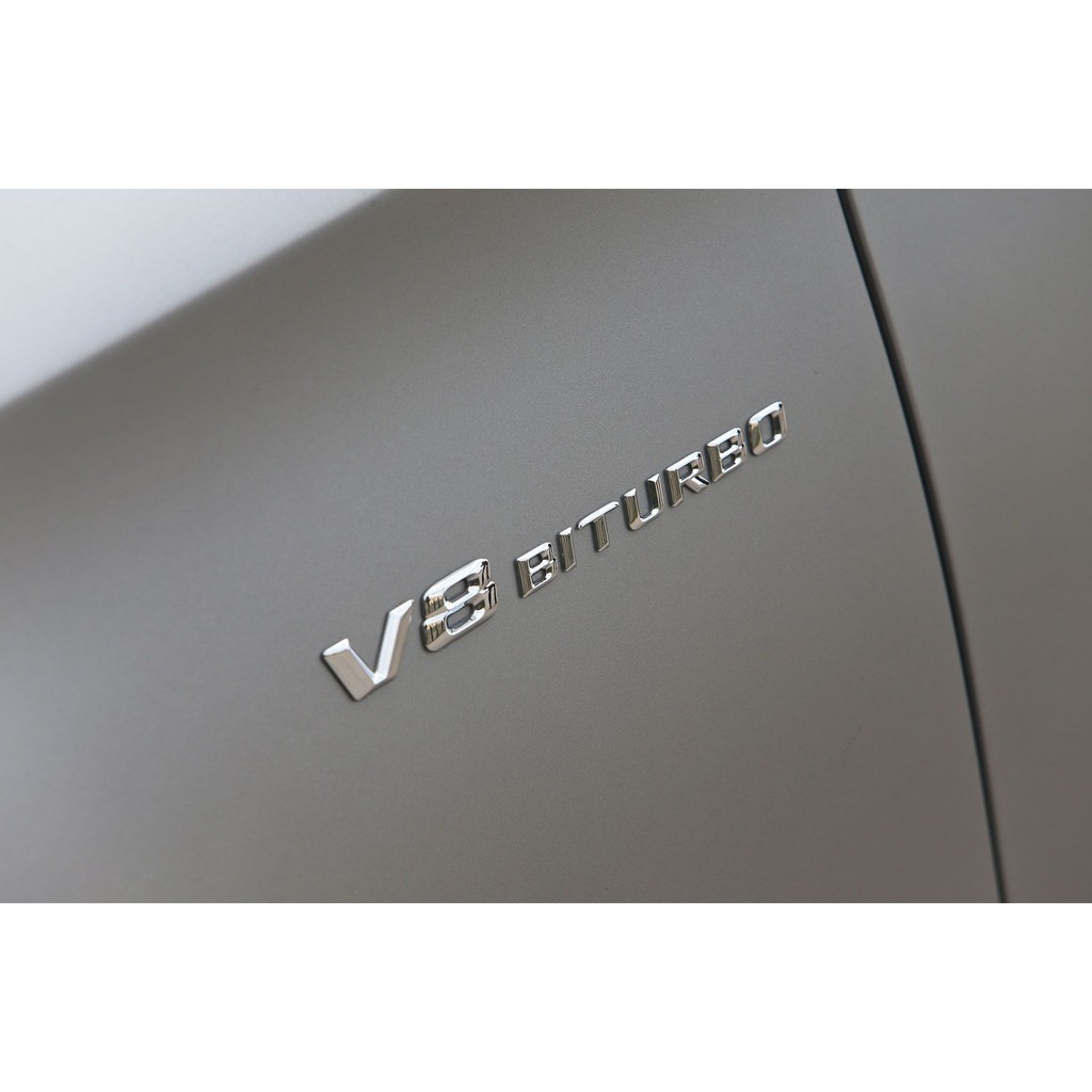 Benz 賓士 W463 G55 G500 G63 V8 BITURBO 原廠改裝葉子板鍍鉻銀字標 每組2入