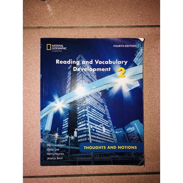 Reading and Vocabulary Development 2 : Thoughts &amp; Notions