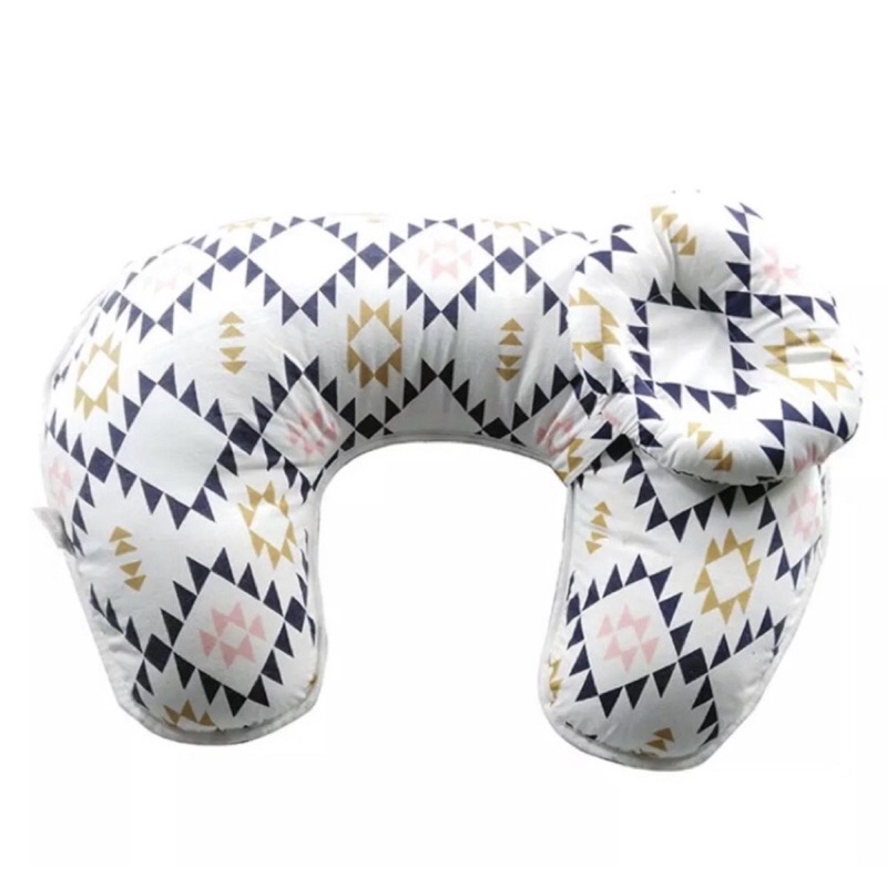 二手-澳洲純棉孕婦哺乳枕+小枕頭（可機洗）新手媽媽U型哺乳枕 月亮枕