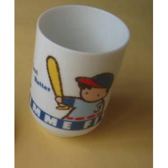 ＜采芳小舖＞Gimme Five,足球小子,Sanrio,1986 杯子3 茶杯 棒球小子
