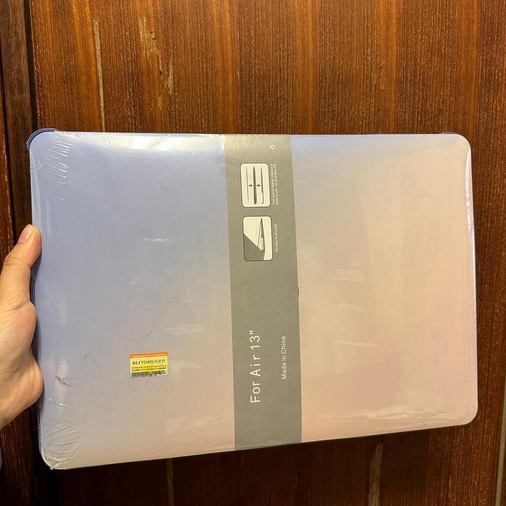 macbook Air 13吋 筆電保護殼 漸層奶油殼 粉藍色