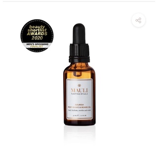現貨Mauli Nourish Post Shave Beard Oil鬍子油 保養精華油 天然鬍鬚油30ml