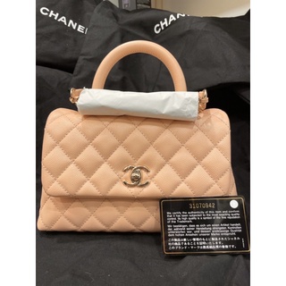 已售出「「新新新」」Chanel handle 全新 粉橘色