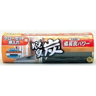 【JPGO日本購】日本製 ST雞仔牌 備長炭 大空間衣櫃用 強力脫臭消臭劑 300g