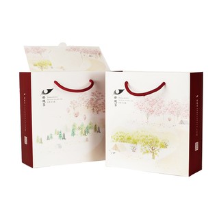 發現茶 【節慶限定】 真時提盒-空盒，繪製四季意象，送禮必備！