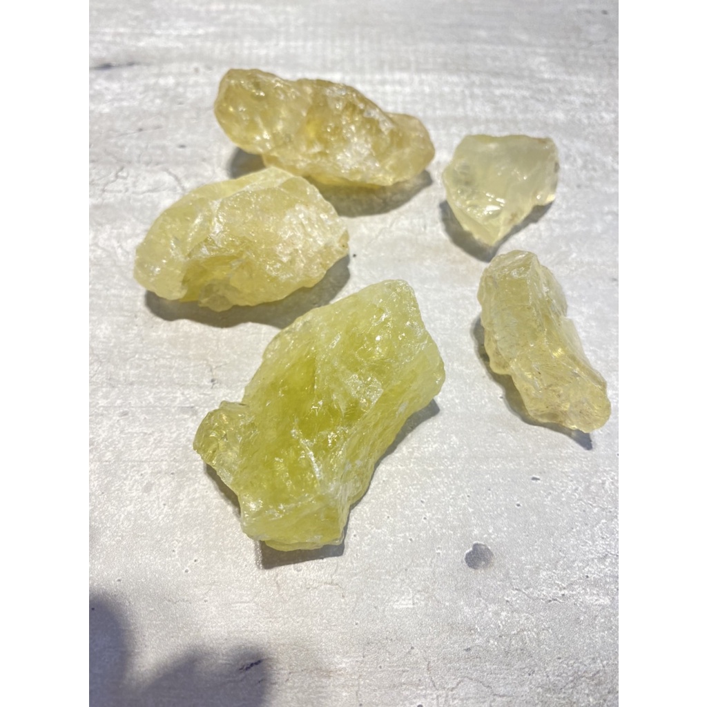 ⭐️現貨⭐️(加色)天然巴西黃水晶原石毛料原礦擺件香薰水晶💗肥嘟嘟飾品批發💗