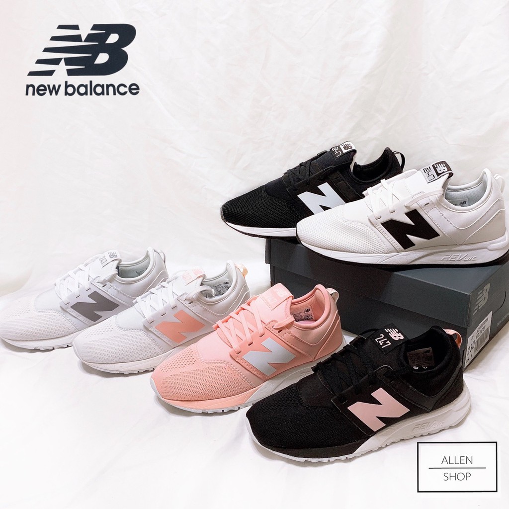New Balance NB247 LUXE 一代孔孝真著用白黑黑白黑粉粉白白粉白灰六款| 蝦皮購物