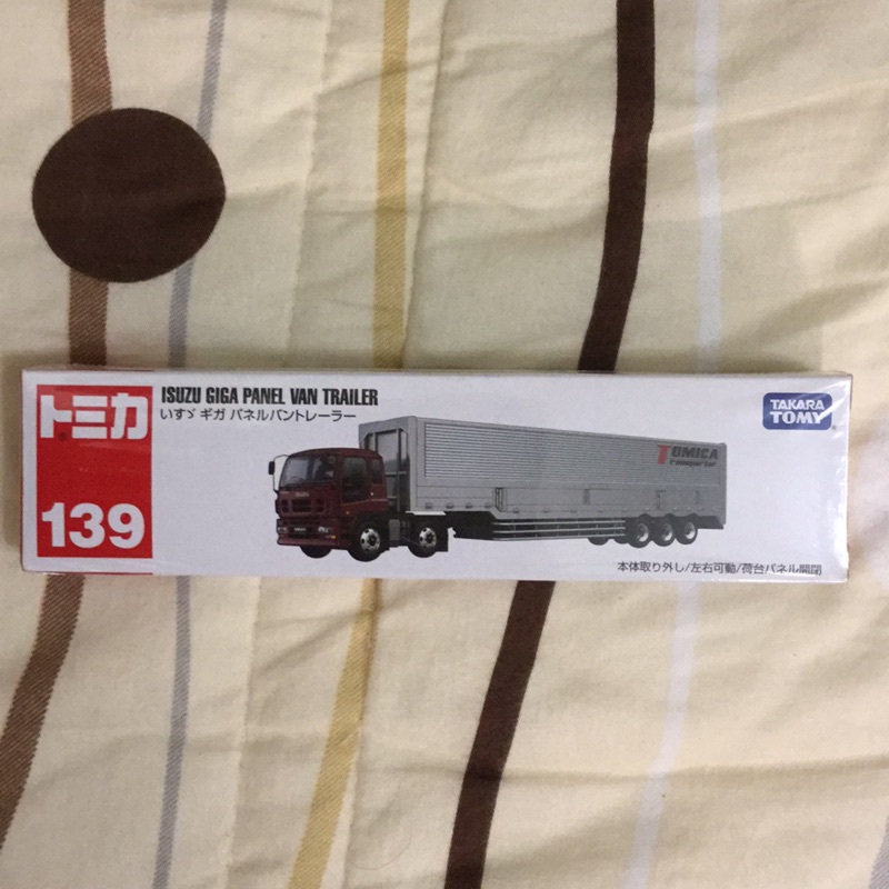 TOMICA No 139 長盒 ISUZU GIGA PANNEL 貨櫃車