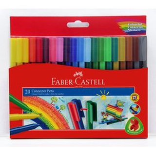德國Faber-Castell彩色連接筆(20色)11-200-A