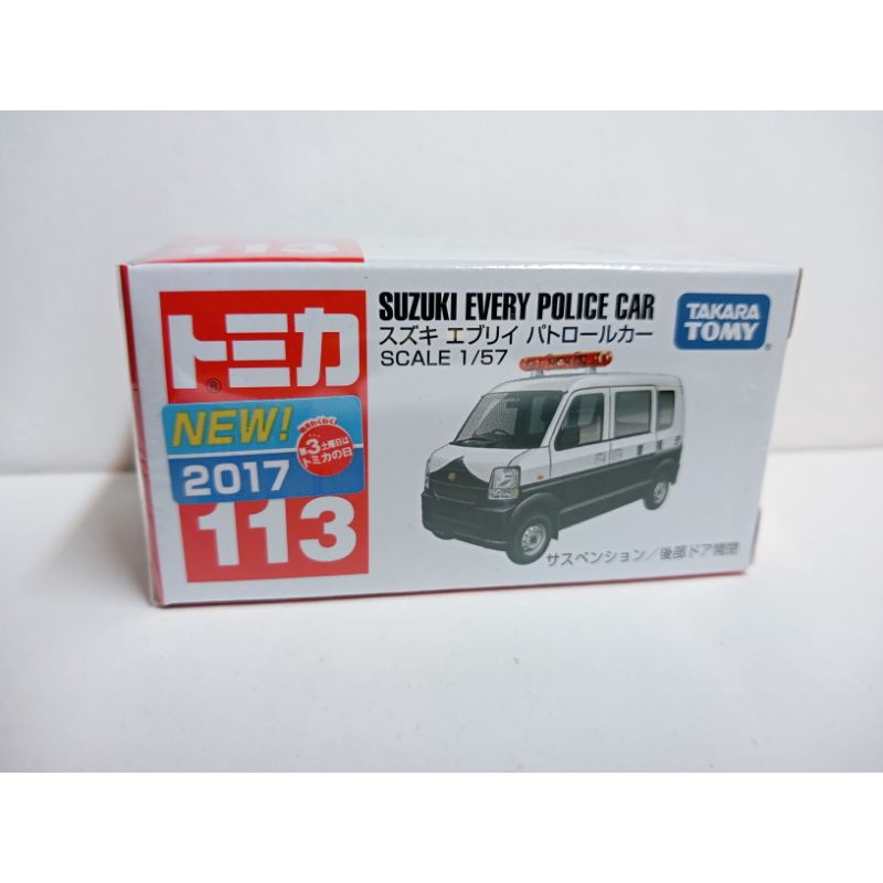 (現貨)Tomica 113-4 鈴木 Suzuki Every Police Car