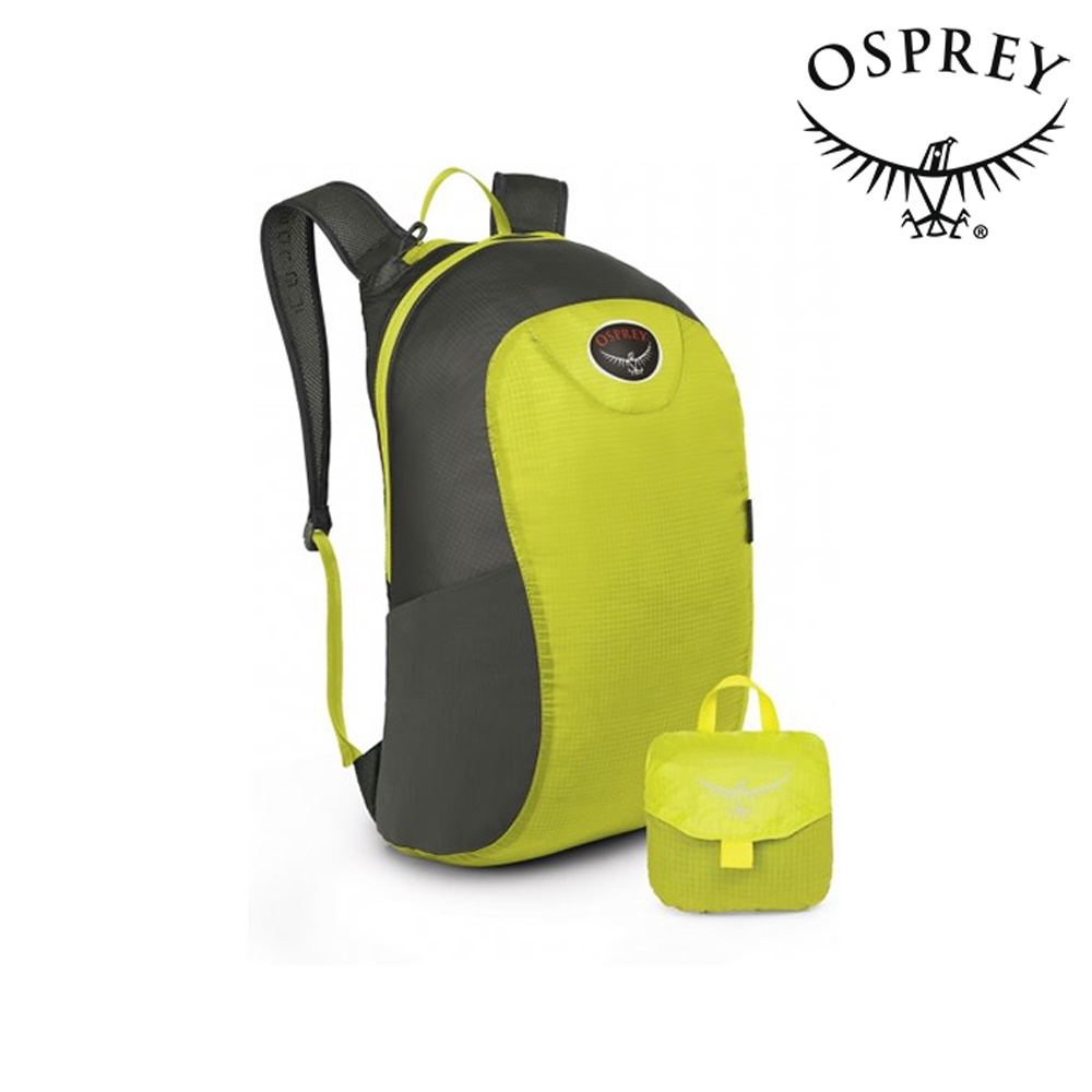 【Osprey】UL Stuff Pack 18L 攻頂包(電光綠)-隨身包/登山背包|OSAB2NBF0532-F