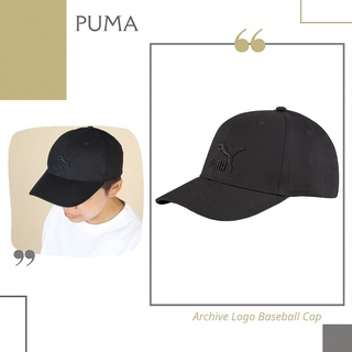 Puma 帽子 Archive 男女款 黑 老帽 棒球帽 斜紋布 刺繡 穿搭【ACS】 02255415