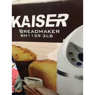 Kaiser威寶BM1129微電腦設定操作，麵包自動出爐 ■ 機身附有輕便提把 ■磅麵包成品,原價2980元，9成新