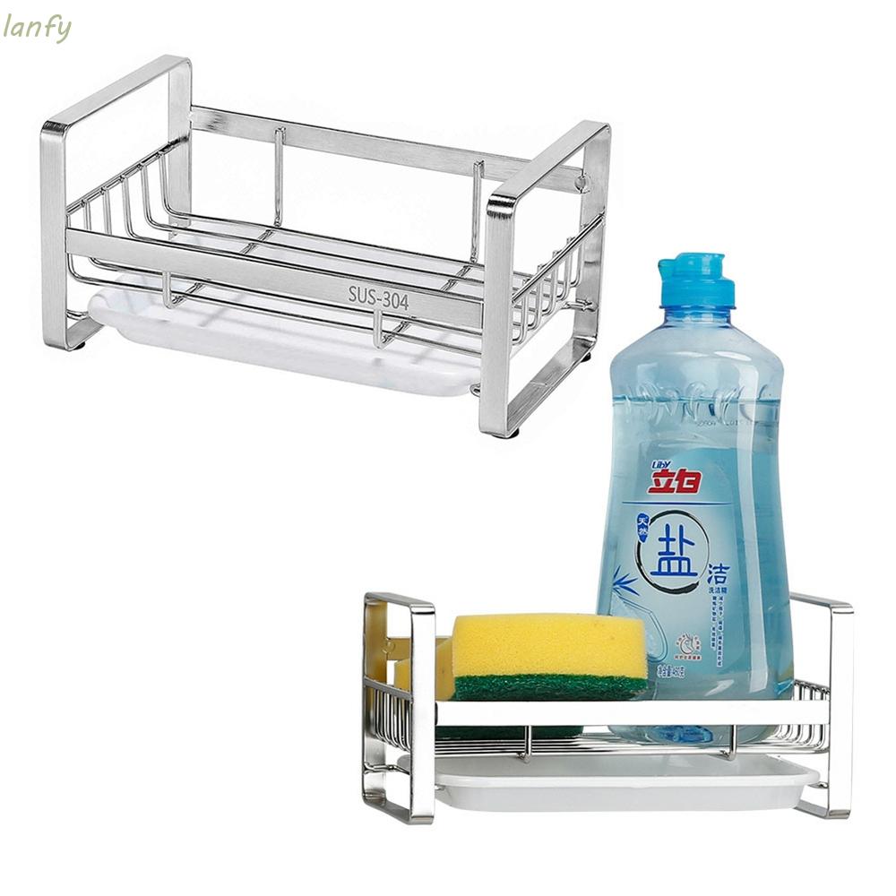 Lanfy 肥皂盒刷子帶可拆卸託盤檯面排水盤沖刷墊水槽管理器排水架 多種顏色 蝦皮購物