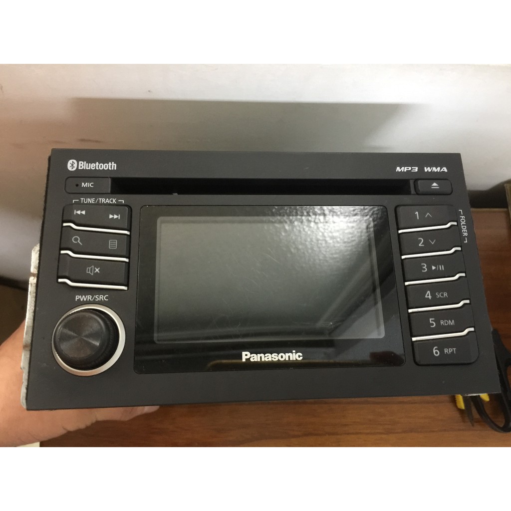 二手Panasonic CQ-SB800A汽車音響 (藍芽/USB/CD)，含線組