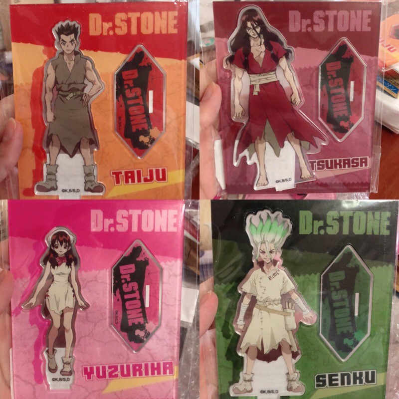 一組4個角色不拆賣 Dr Stone 新石紀壓克力立牌石神千空 大木大樹 小川杠 獅子王司 全新未拆封 蝦皮購物