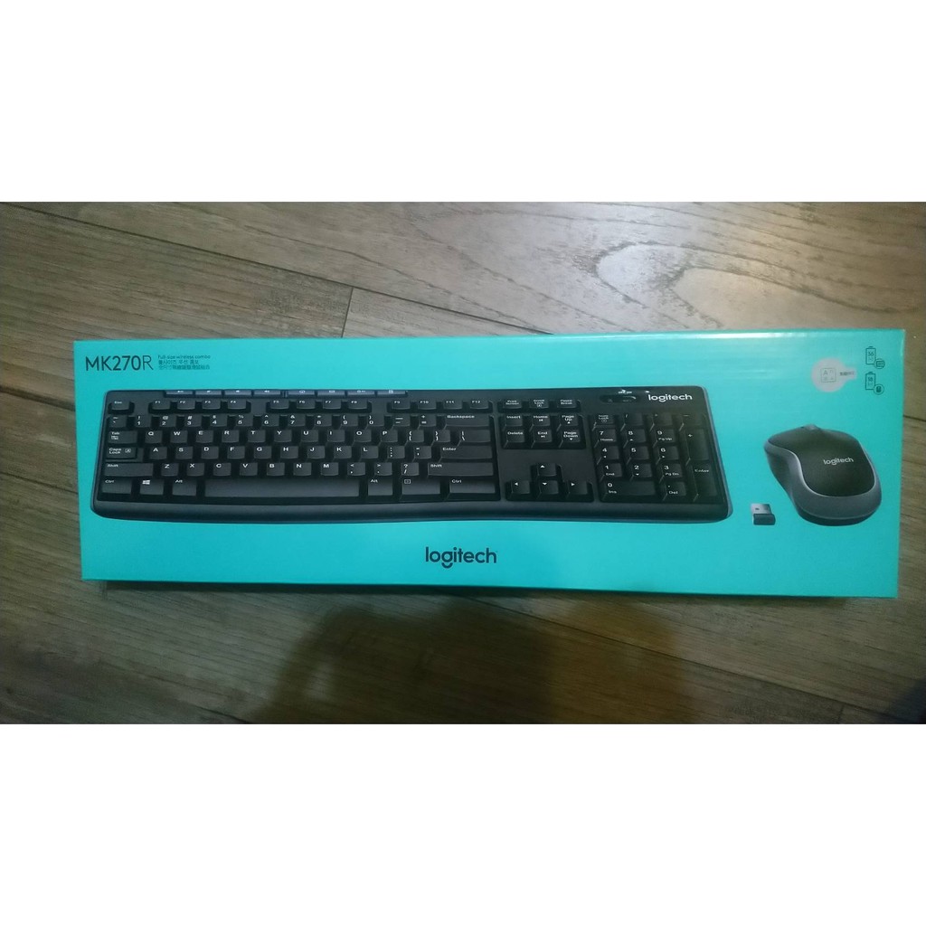 Logitech 羅技 MK270R 無線鍵盤滑鼠組