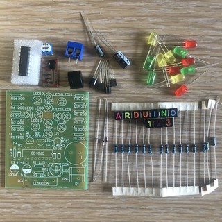 A021.VE27- CD4060夢幻燈 音樂彩燈 電子製作DIY套件