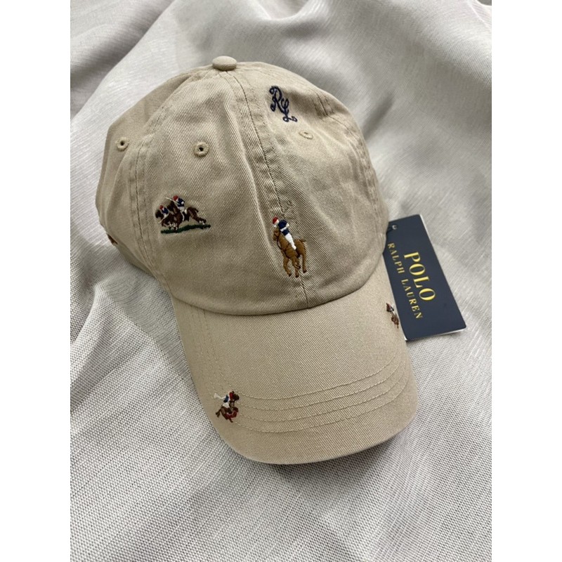 美國代購｜Polo Ralph Lauren官網限定小馬刺繡帽🐻｜老帽 帽子 代購 鴨舌帽 棒球帽 熊帽子 熊 polo