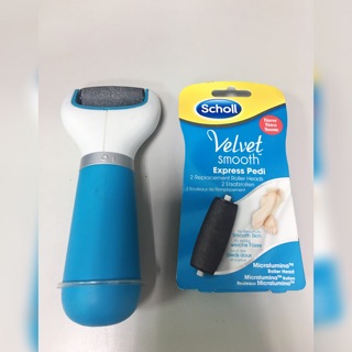 【Scholl 爽健】晶鑽極致電動去硬皮機(送滾輪補充包2入/盒) 少少用 買來不到5次 無盒機子