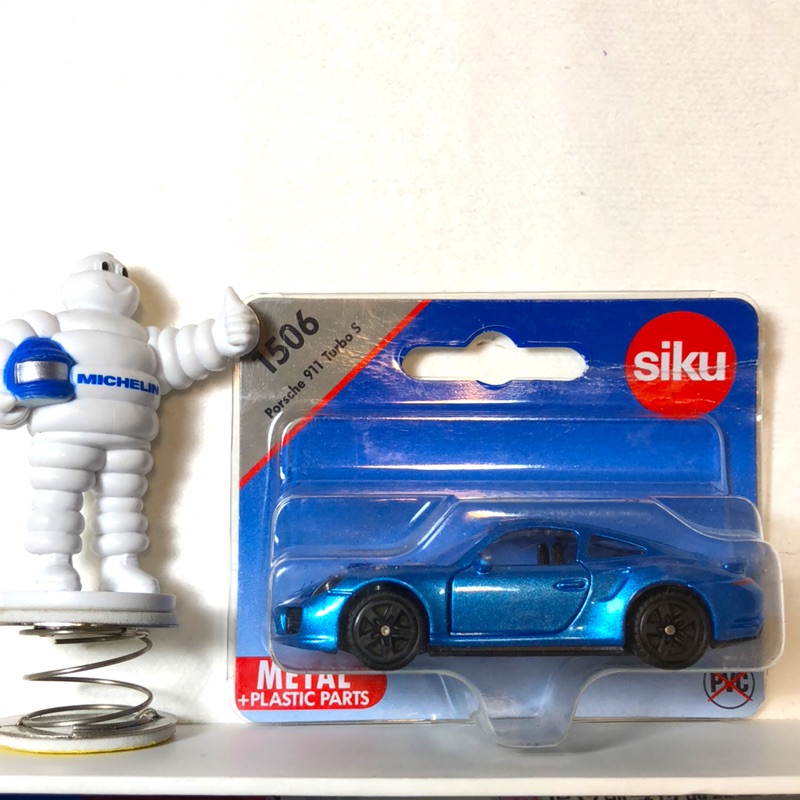 ★德國SIKU★ 合金小汽車 1506 保時捷 Porsche  911 Turbo S 水藍🉑️自取
