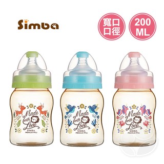 Simba 小獅王辛巴 桃樂絲PPSU寬口葫蘆小奶瓶200ml (3色可選)【佳兒園婦幼館】