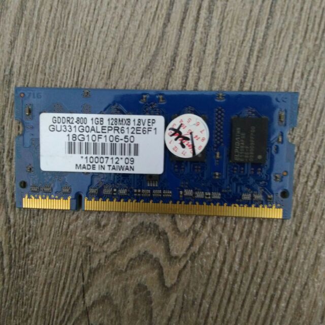 NB 1G DDR2 800 SO-DIMM 筆電記憶體
