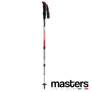 義大利 MASTERS Summitlight R. 輕量直把登山杖 紅 MA01S1810
