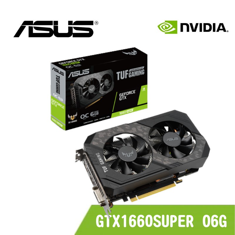 ASUS 華碩 TUF GTX 1660 Super O6G GAMING 顯示卡