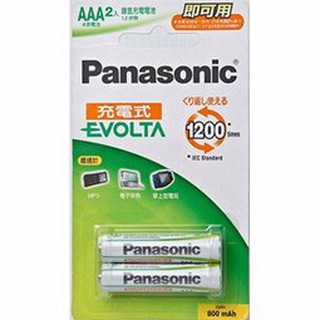 國際牌Panasonic鎳氫充電電池4號(2入/盒)