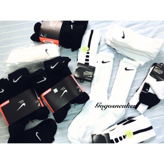 Nike 長襪 黑白 elite socks basketball 籃球襪