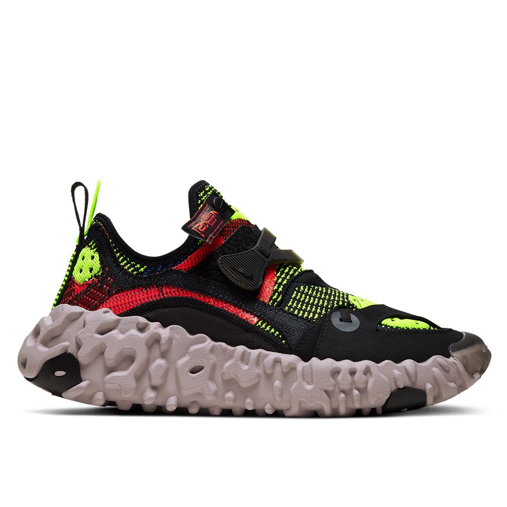 NIKE OVERREACT FLYKNIT ISPA BLACK 黑橘紅螢光黃【A-KAY0】【CD9664-001】