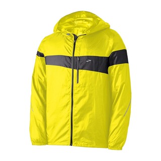 美國Brooks布魯斯【螢光黃．美國尺寸L．超輕量可收納防風外套】LSD Lite Jacket III