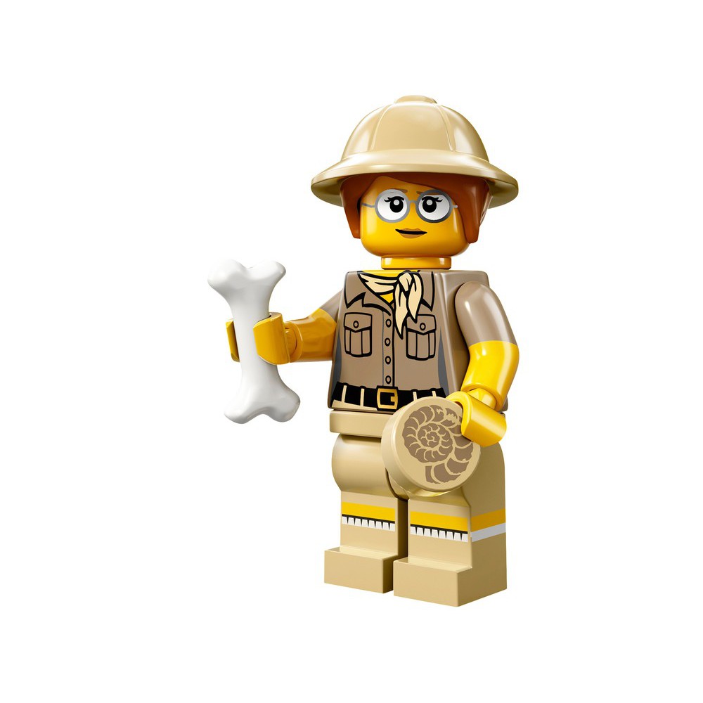 【MiniFun】 LEGO 71008 第13代人偶包, 6號 Paleontologist