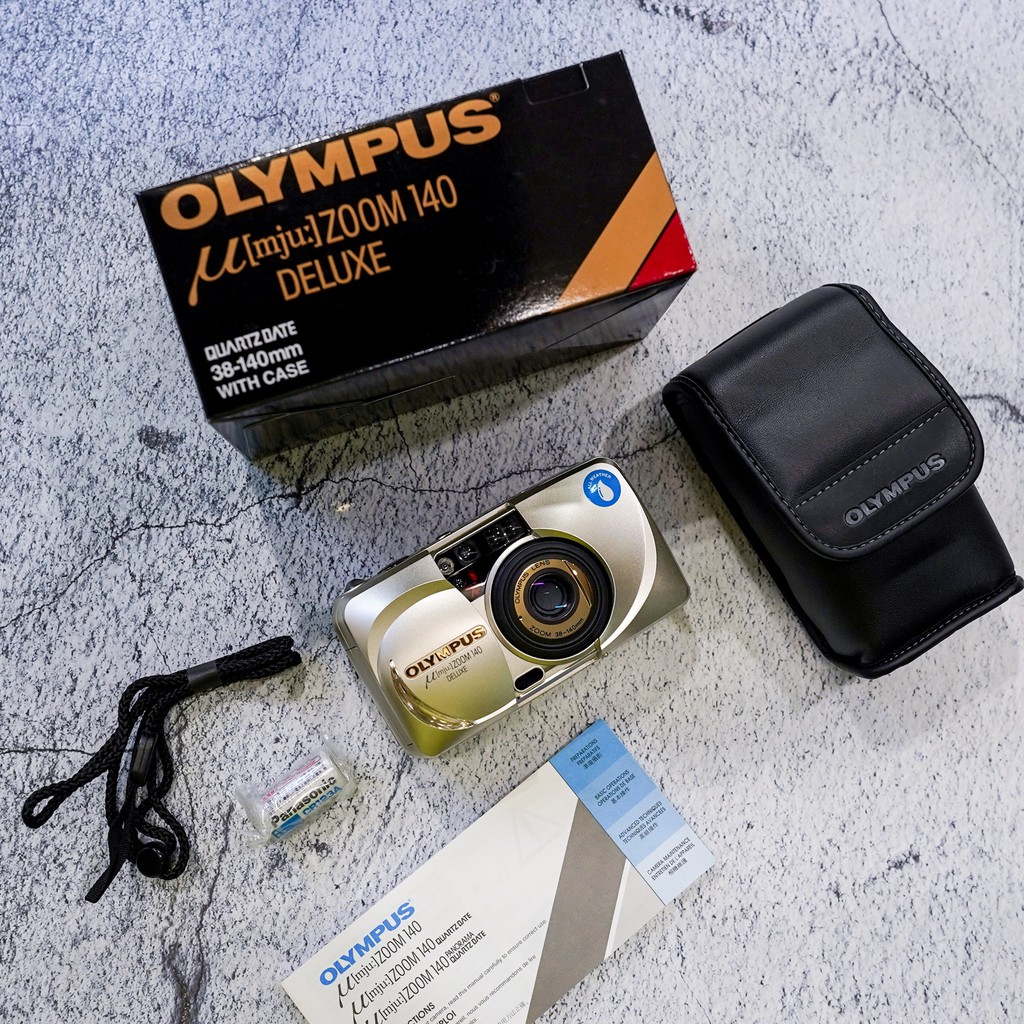 最後一台Olympus mju zoom 140 DELUXE 底片相機已測試功能正常135 全新