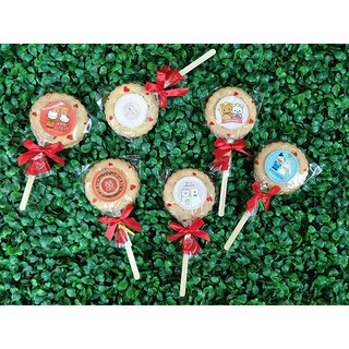 麥芽糖餅 卡通貼紙款 喜糖 婚禮用品【皇家結婚用品百貨】