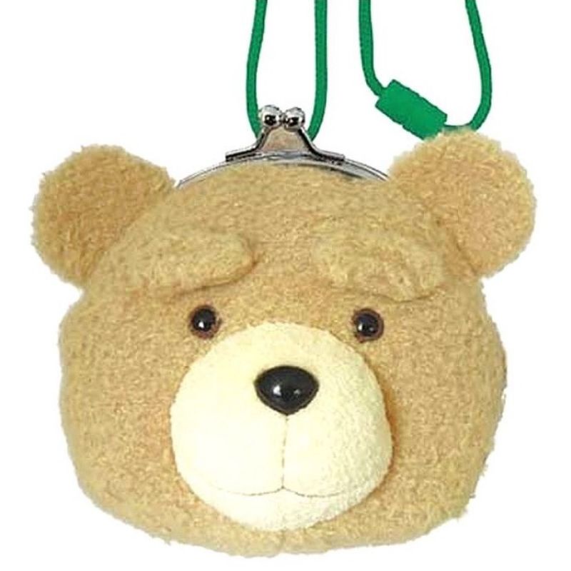 日版 正版 景品 熊麻吉2 TED2 小背帶 雙珠扣 包口金 造型零錢包 絨毛娃娃