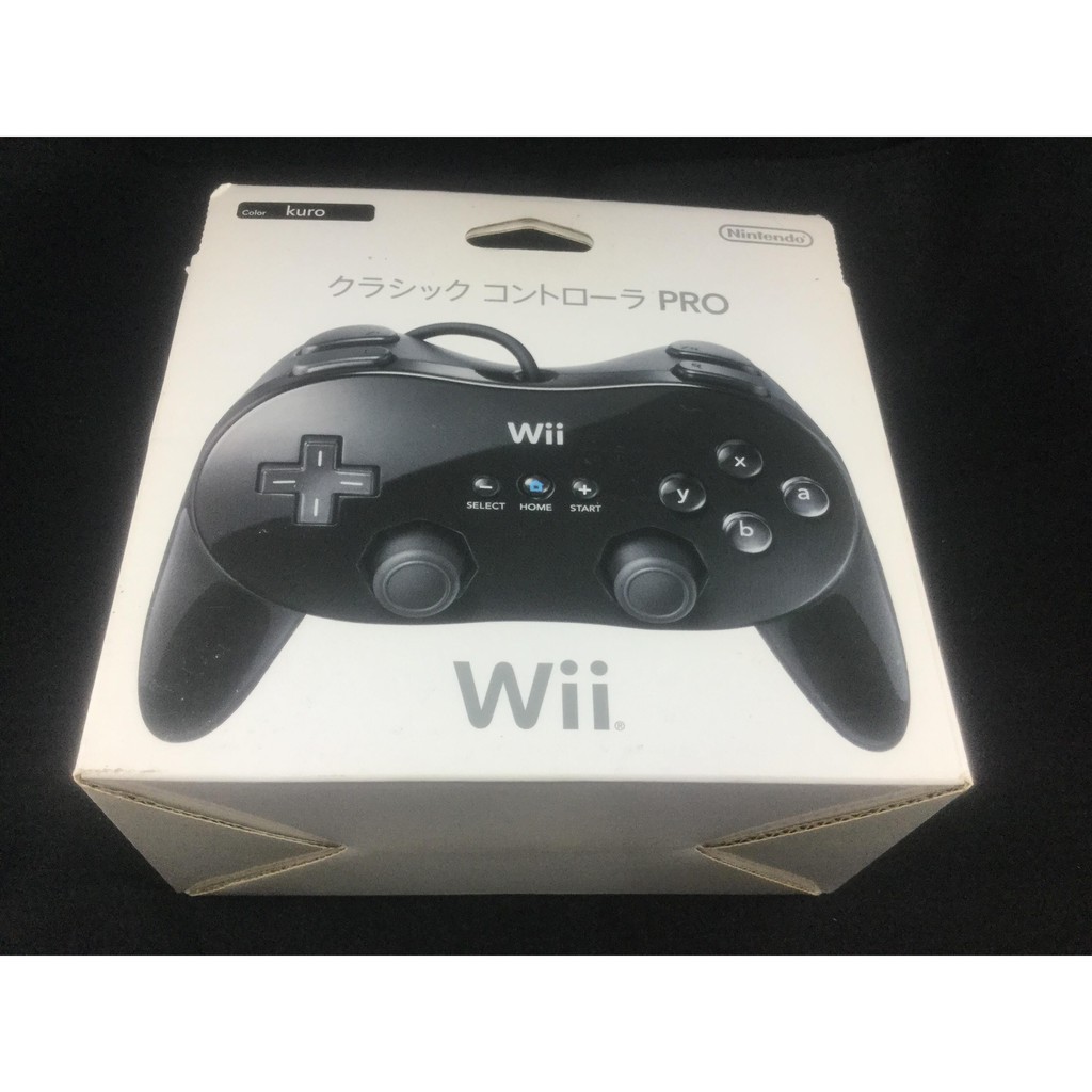 原廠wii一代 二代pro經典有線手柄傳統式搖桿手把遊戲手柄wii U可用 蝦皮購物