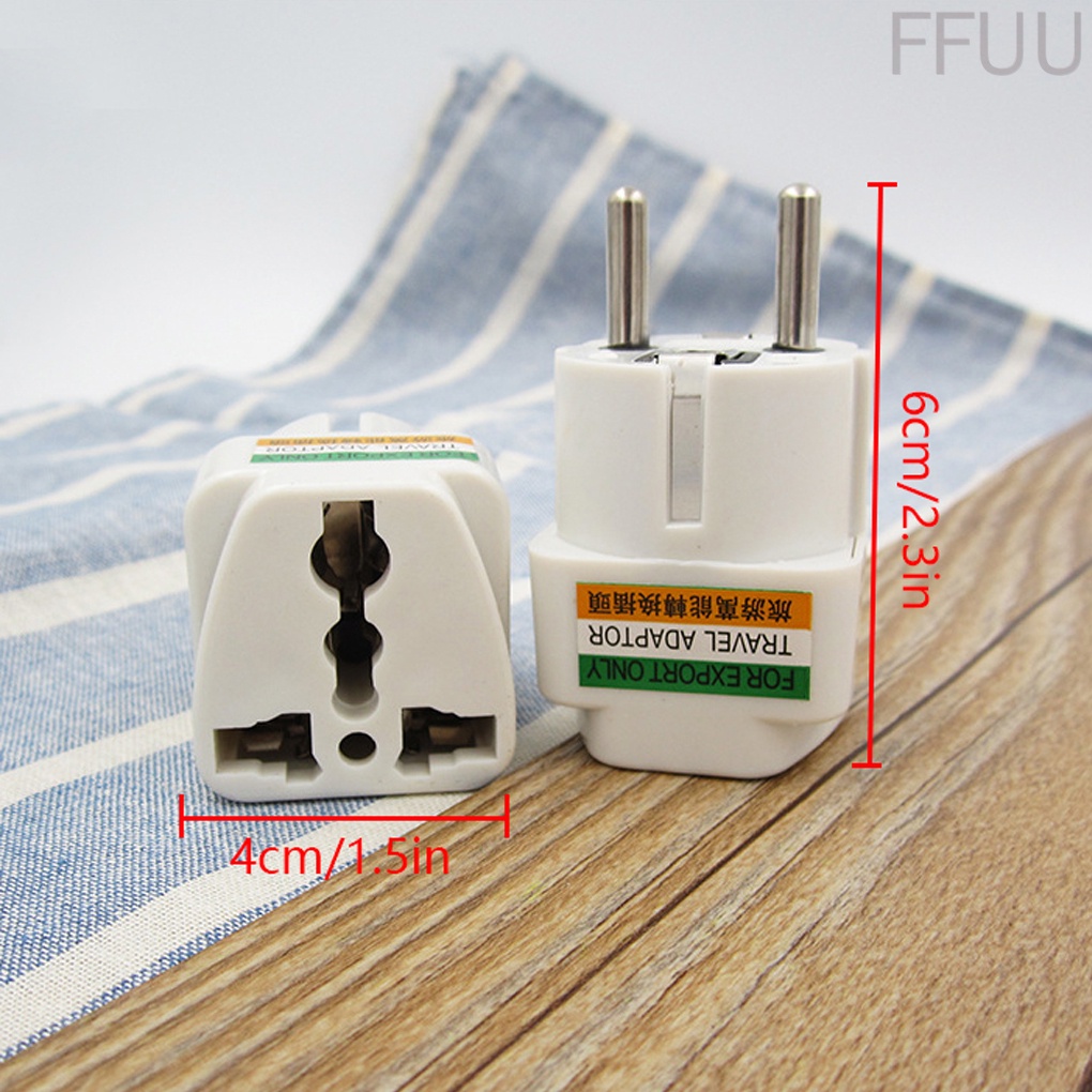 [ff86]800W電源轉換器旅行充電電源適配器便攜式塑料壁式充電器GER插頭
