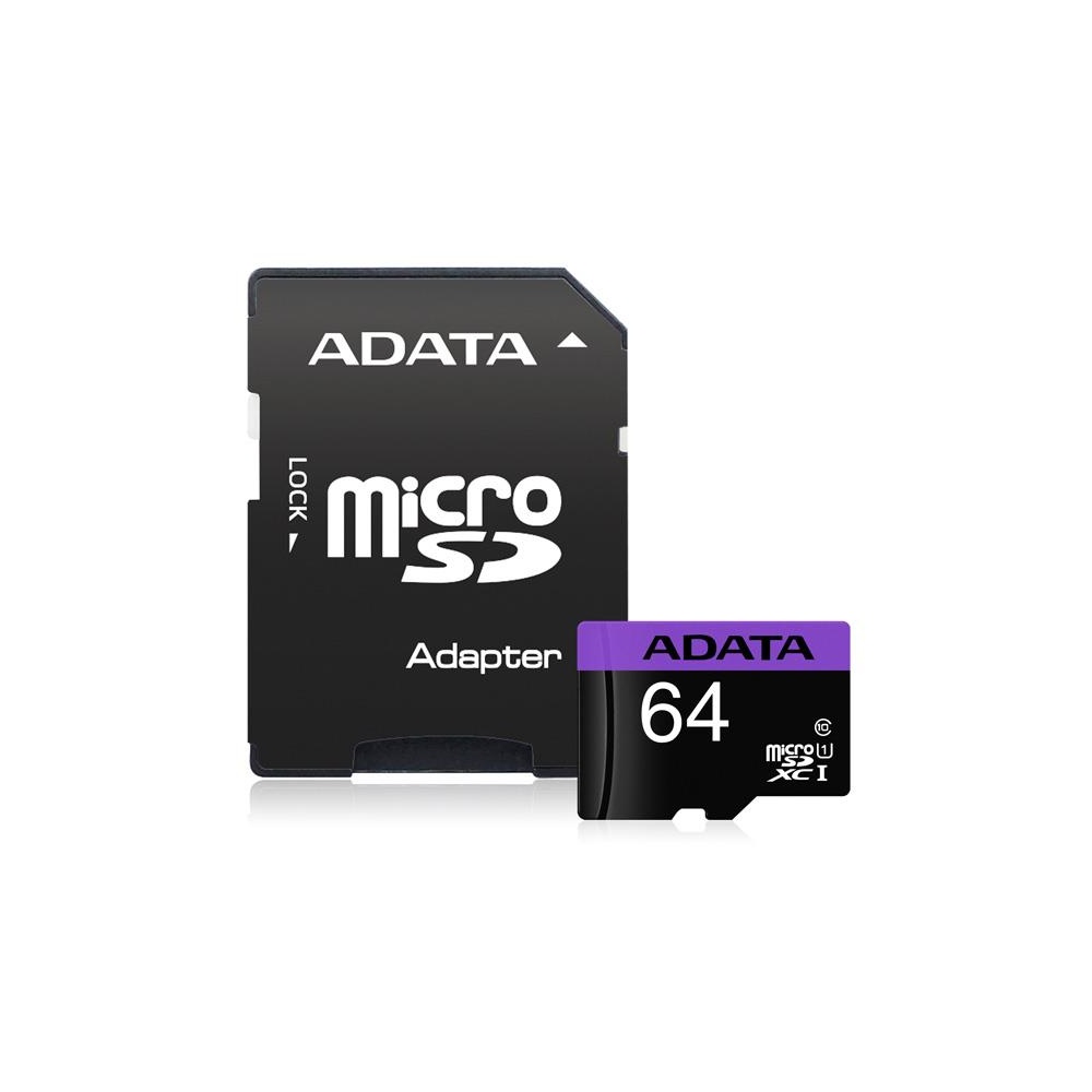 全新 威剛 ADATA Premier microSDXC 64GB U1 64G 記憶卡 80MB/s 附轉卡 終保