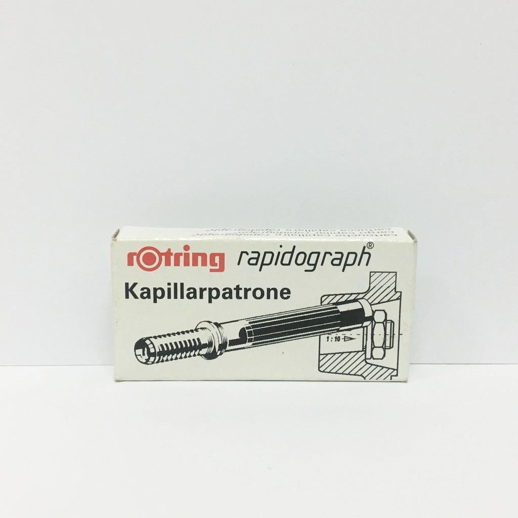 德國 rOtring rapidograph 針筆 墨水 卡式墨水管 3入