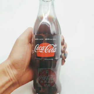 可口可樂匈牙利零度黑標原水原蓋玻璃瓶250ml稀有美瓶