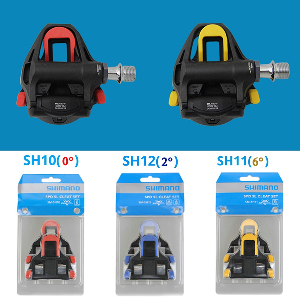 Shimano SH10 SH11 SH12 防滑釘套裝 2/6 度浮動 SPD-SL 公路自行車踏板防滑釘