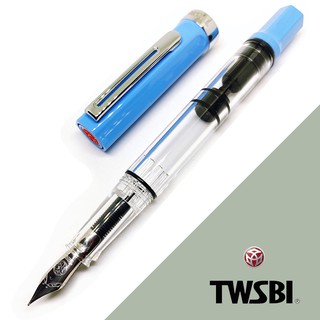TWSBI 三文堂 ECO 淡藍色 活塞鋼筆