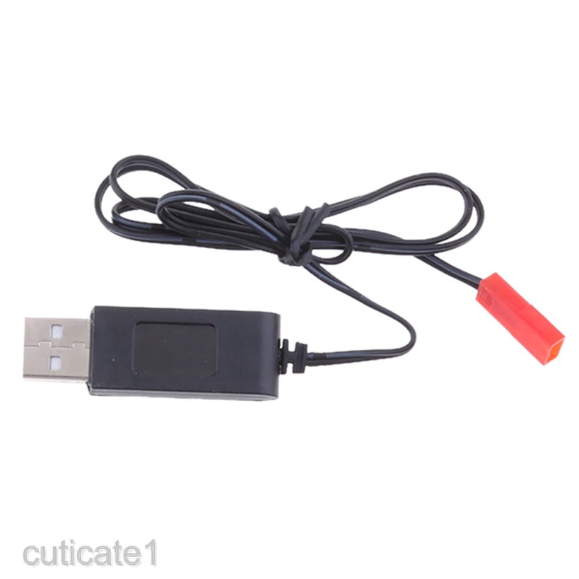 [CuticatecbTW] 用於RC玩具無人機的3.7V USB轉JST母頭鋰電池充電電纜