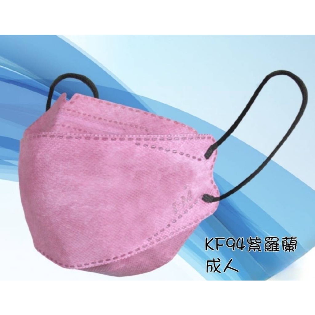 顯瘦百搭-台灣製KF94醫療用立體口罩成人/紳士藍/暮光黑/尼羅藍/蘋果綠/紫羅蘭