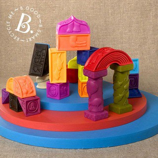 美國 B.TOYS 羅馬城堡(軟積木)【麗兒採家】