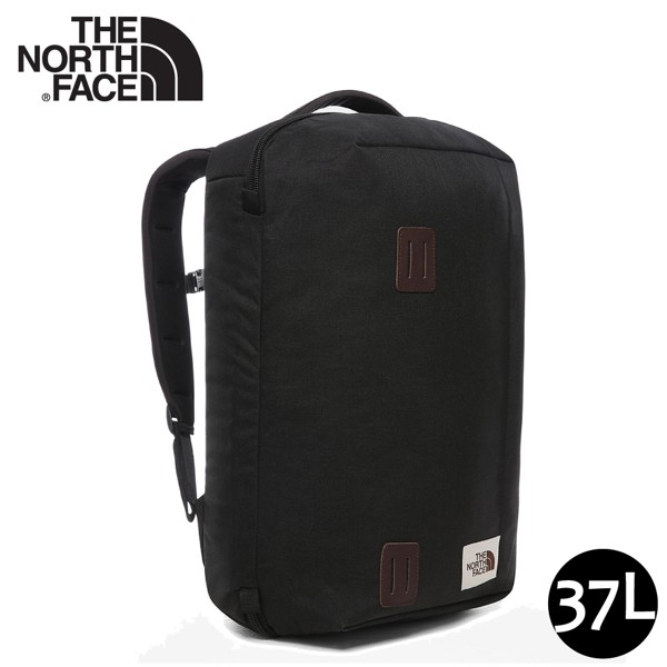 【The North Face 37L 15吋電腦背包《黑》】3KZP/行李背包/工作包/學生書包/翻蓋背包/悠遊山水